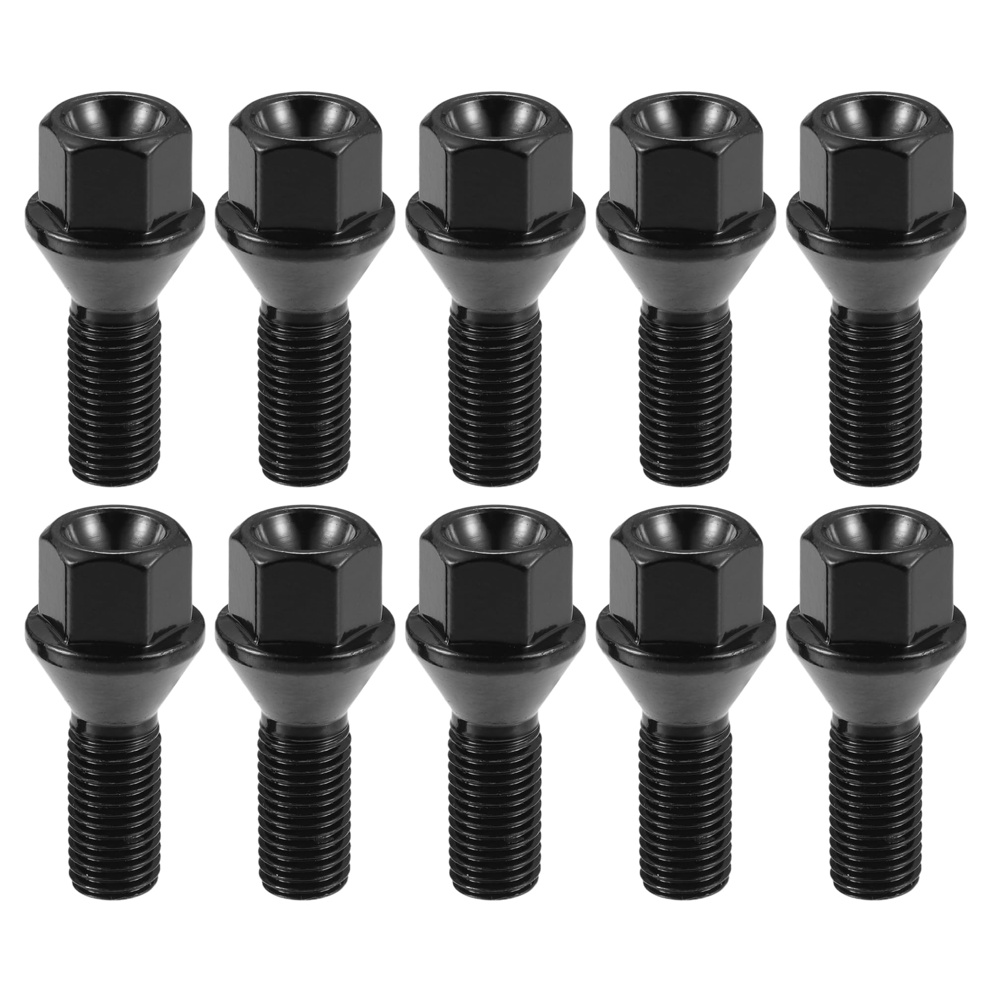 

ACROPIX Wheel Nuts and Bolts for BMW E46 E90 E39 Pack of 10 M12x1.5 -