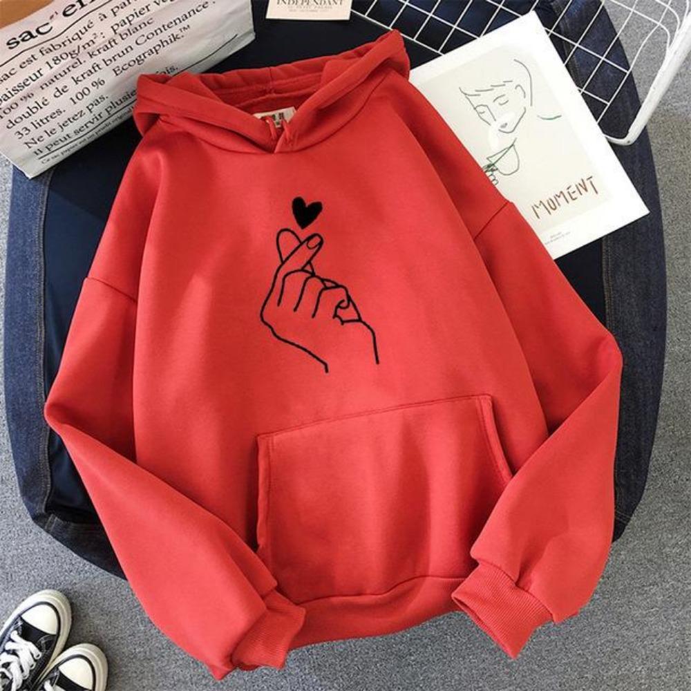 New European and American Fleece Hoodie Sweater Men's and Women's Clothing Autumn and Winter Couple Tops Loose