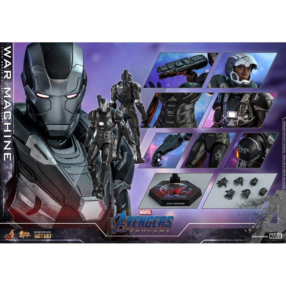 Hot Toys Marvel Avengers Endgame War Machine 1/6 Scale Diecast Figure