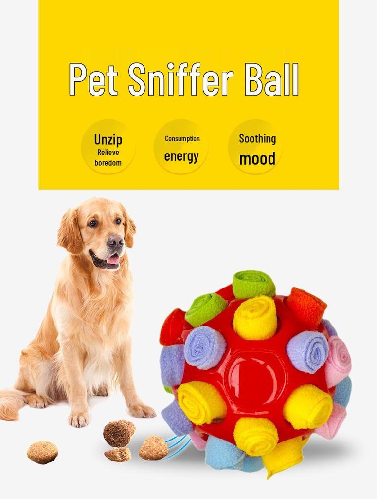 Enhanced Bite-Resistant Pet Snuffle Ball Puzzle Toy
