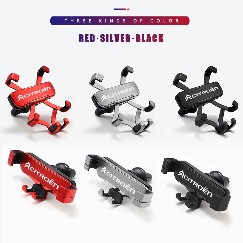 Stop cynku Stylizacja samochodu Uchwyt na telefon Klips montażowy do nawiewu Dla Citroen C1 DS3 C2 C3 Vts C4 Saxo C4L C5 C6 C8 Xsara C3-XR Picasso