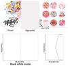 12pcs Festival Party Gift Card Foldable Message Card Mother's Day Greeting Card  Happy Mother's Day