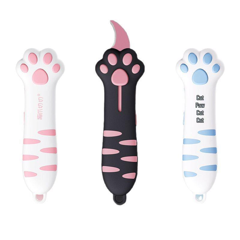 Katzenpfoten-Auspackmesser: Süßer tragbarer Cutter für Geschenke, Journaling und Lieferung