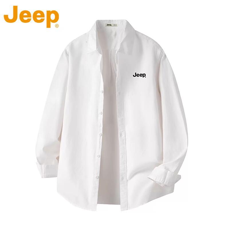 JEEP Men's Casual Cotton Long Sleeve Shirt