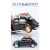 1/32 Beetle 1995 Classic Car Alloy Car Model Sound and Light Pull Back Children's Toy Collectibles Birthday Gift