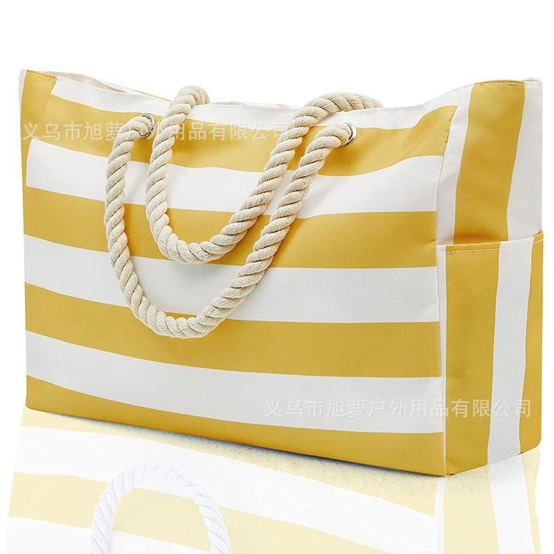 arge Storage Bag Beach Bag ater-of Large apacity ote Bag Travel Canvas Bag