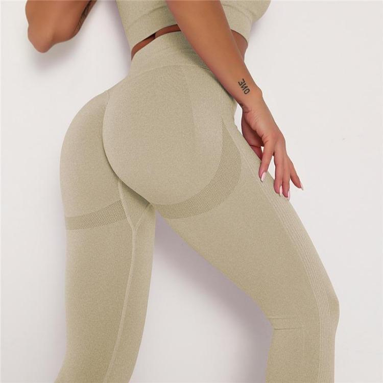 Bezszwowe Legginsy Push Up z Wysokim Stanem Seksowne Energetyczne Bezszwowe Legginsy