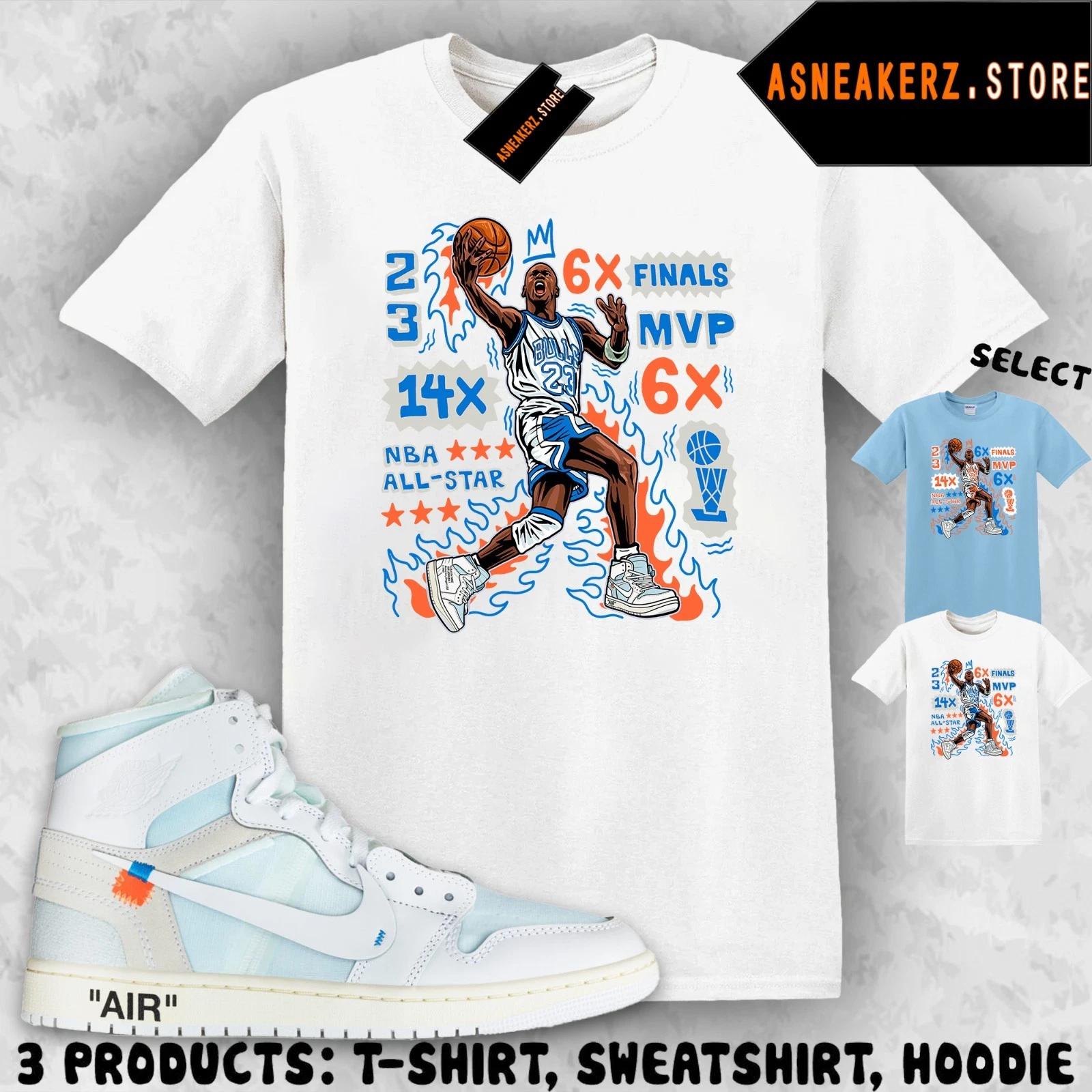 

Соответствие рубашки V.A.A. AJ 1 High Alaska 2026 В тон кроссовкам MJ Flair 23 Футболка XL