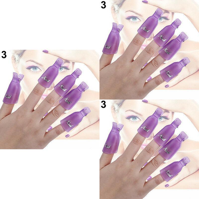 Manicure Pedicure Nail Clipper Kit With Durable Plastic For Easy Nail And Gel Removal