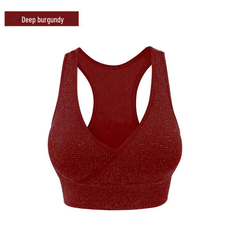 Shimmer Seamless European & American Cross-Border Yoga Suit - Shiny Silver Silk