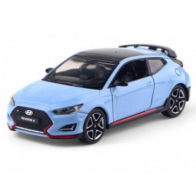 Hyundai Veloster N 1:38 Diecast Mini Car Performance Blue