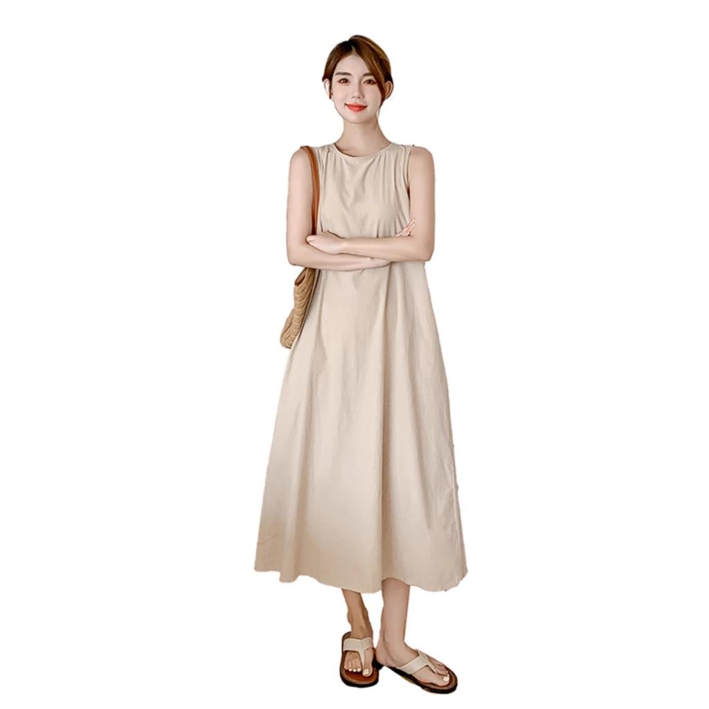 Daily commute casual temperament pendant dress large size fat mm thin straight halter skirt vest skirt long skirt