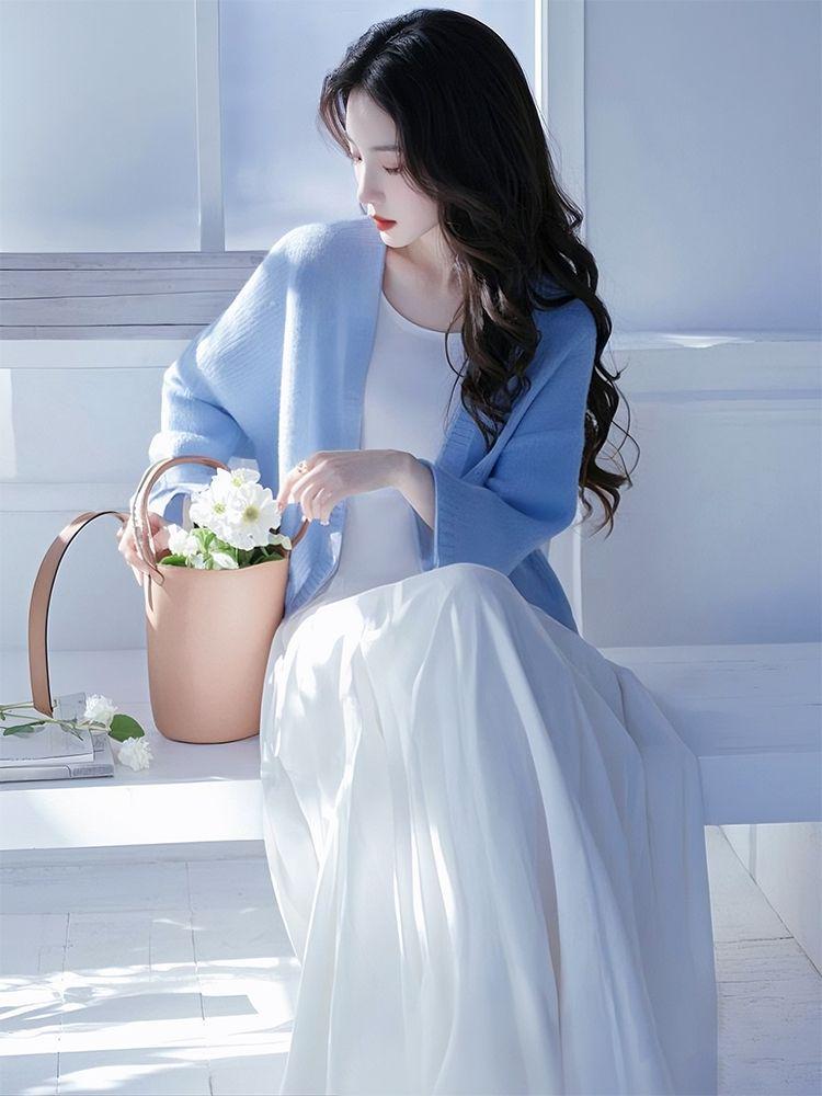 2026 Women's Spring/Summer French Aesthetic Slimming Long Dress