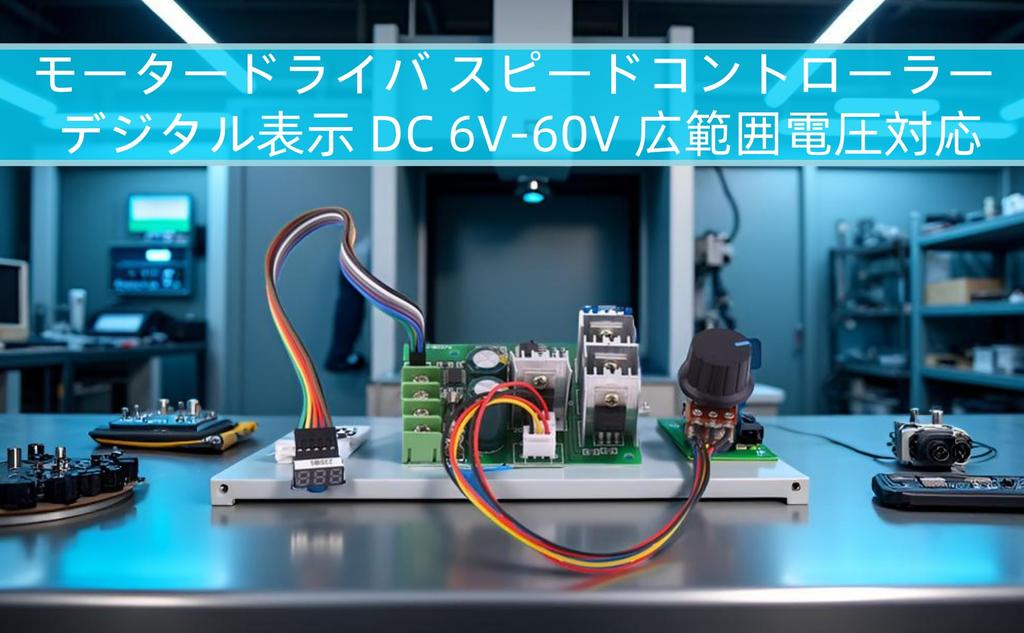 DC 6V-60V 30A variable speed motor controller driver control (with digital display) speed regulator