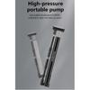 ROCKBROS 120Psi Bicycle Pump Portable Air Inflator Bike Pump With Gauge AV FV Schrader Presta Valve Pump Cycling Accessories