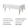 Disposable Waterproof Rectangular Solid Color Tablecloth for Parties