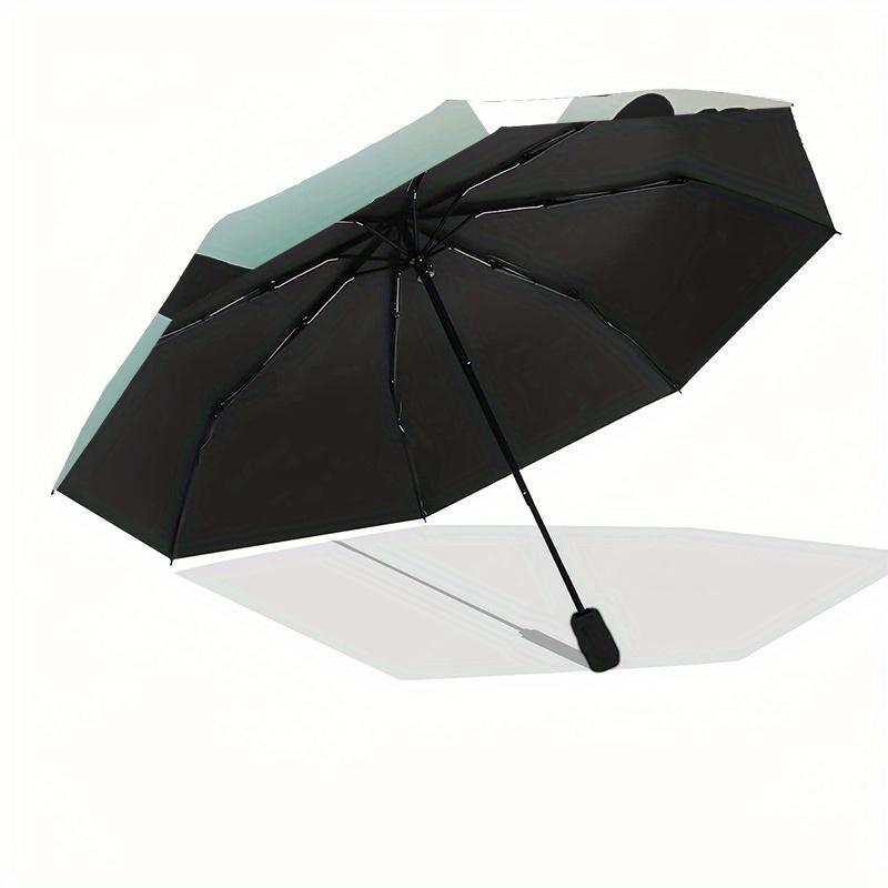 Cute Cartoon Character, Puppy Photographer Automatic opening and closing folding umbrella with 8-rib frame and compact travel design, perfec