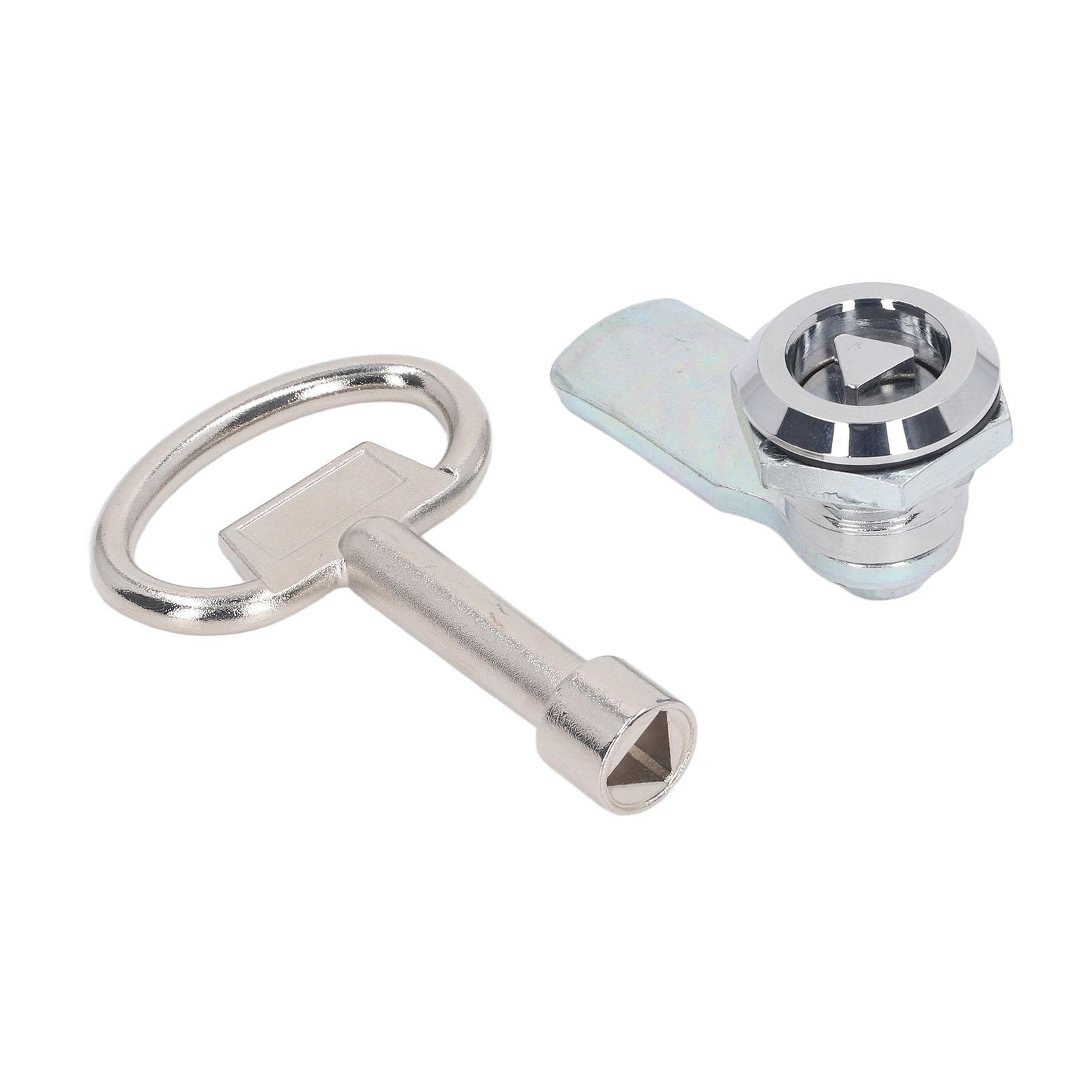 

Набор ключей для замка с треугольным цилиндром, хромированный цинковый сплав, шкаф с замком и ключом