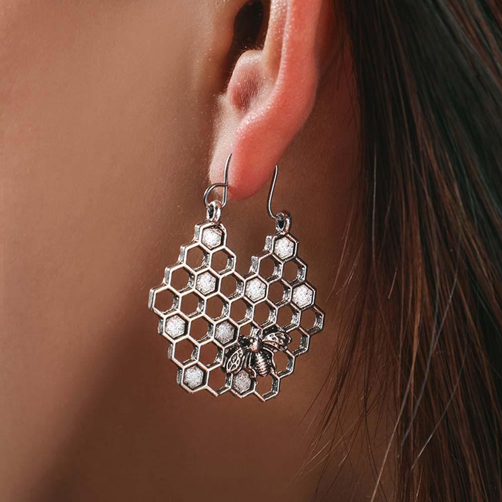 Flower Hoop Hollow Retro Jewelry Filigree Women Gift