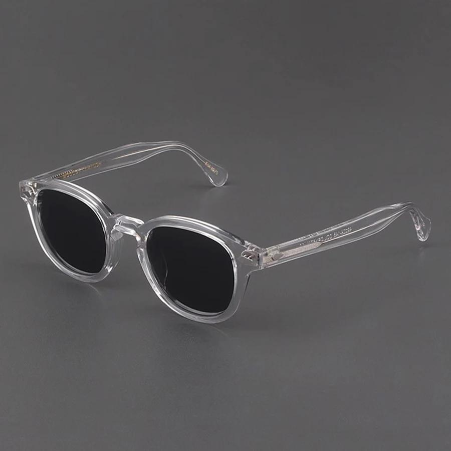 Gafas de sol polarizadas Johnny Depp Lemtosh para mujer, marca de lujo, estilo vintage de acetato, gafas de visión nocturna.