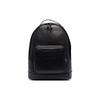 Zip Closure Cow Leather Backpack Large Mens Black