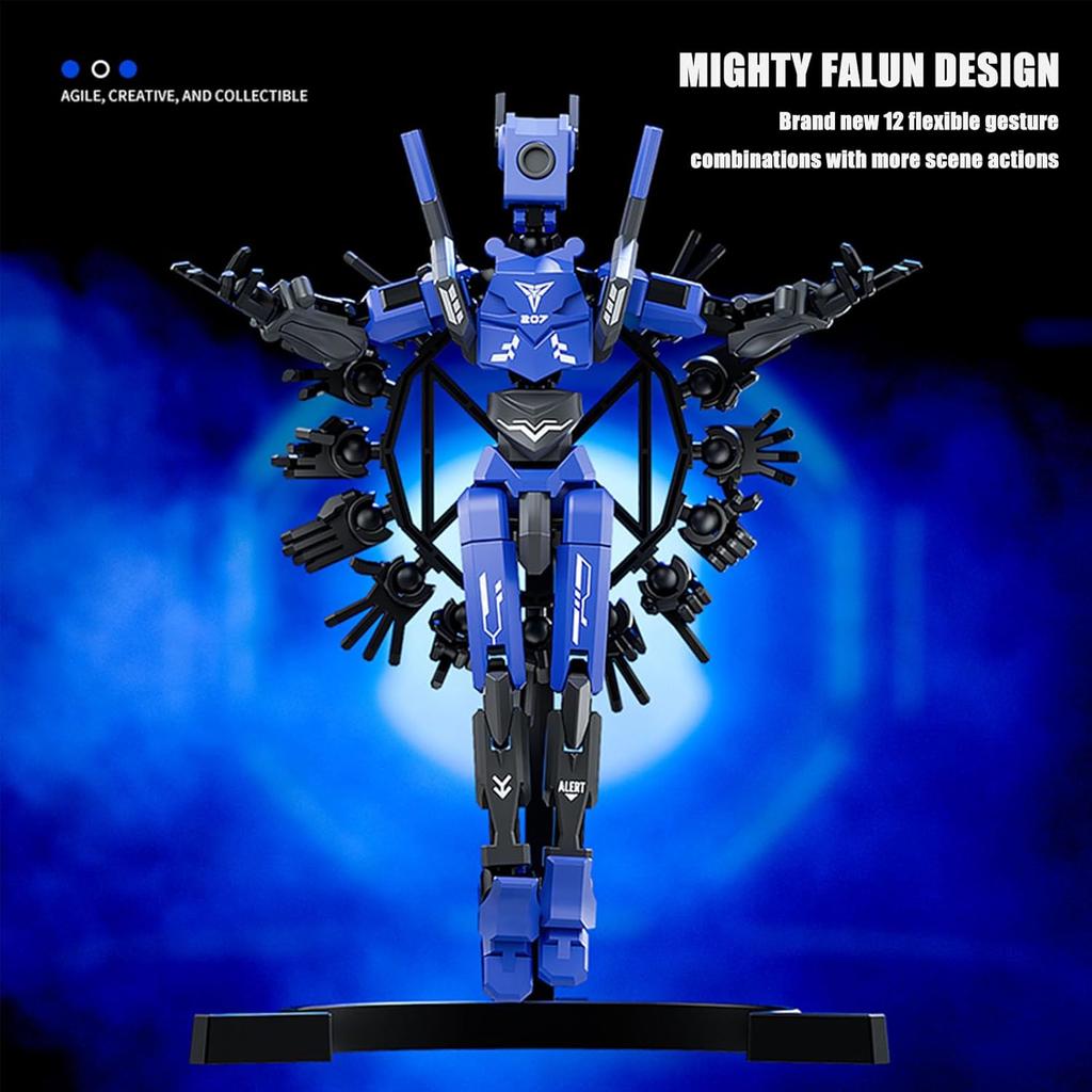 T13 Action Figures, Assembly Completed Action Figure, 5.2 Inch Robo 13 3D Printed Action Figure - The Ultimate Hero for Action-Packed Playtime