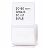 Etiquetas Niimbot Para B21 B3S Brancas 50*80Mm 90Pçs