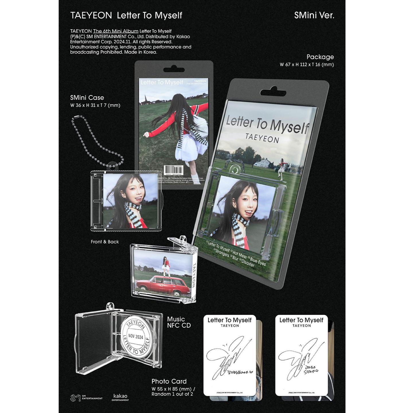 

TAEYEON (СНСД) [ЛИСТ ДО СЕБЕ] 6-й МІНІ-АЛЬБОМ SMini VER.