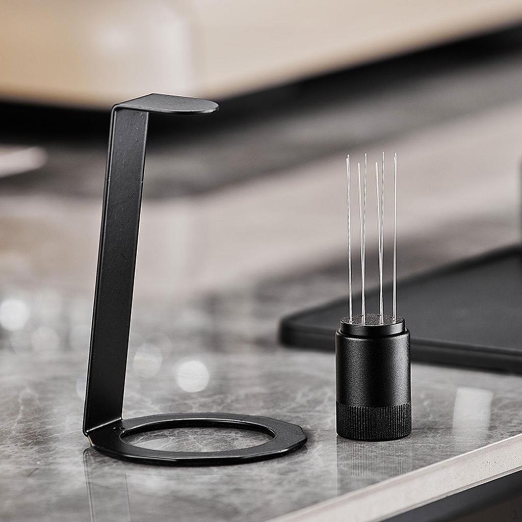 Espresso Stirrer Distribution Tool, Coffee Distributor Handheld with Stand,