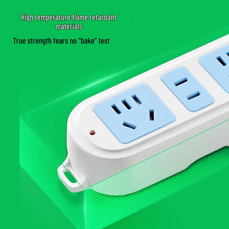 BULL 5-Outlet Power Strip with Individual and Master Switches, 5m Cable CN plug (adapter included)