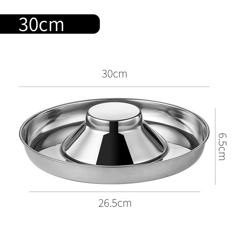 Stainless Steel Anti-Choke Slow Feeder Bowl for Dogs and Cats