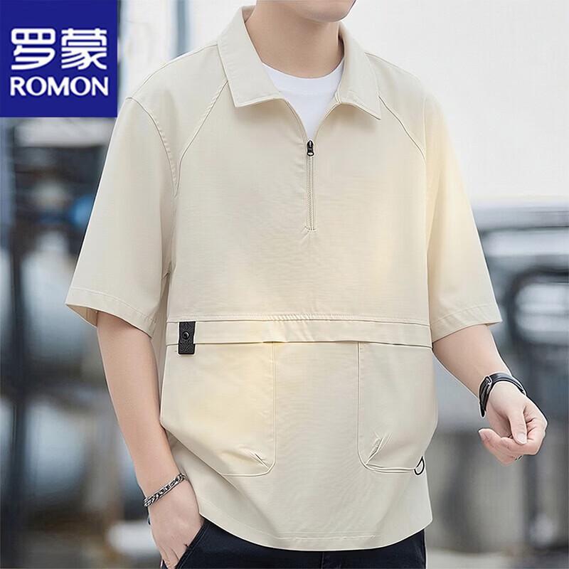 

ROMON Men s Casual Short-Sleeve Loose Fit Outdoor Sports T-Shirt M