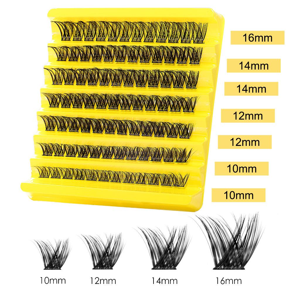 Segmented Multi-Haired False Eyelashes Single Cluster Large Capacity Daily Makeup Grafting Eyelashes