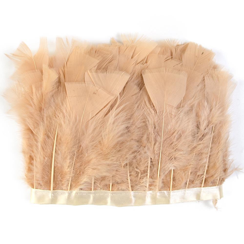 10-15cm Green Turkey Feather Trim Ribbon Fringe For Crafts Wedding Dress Decor Sewing Accessories Plumas 1Meter Long