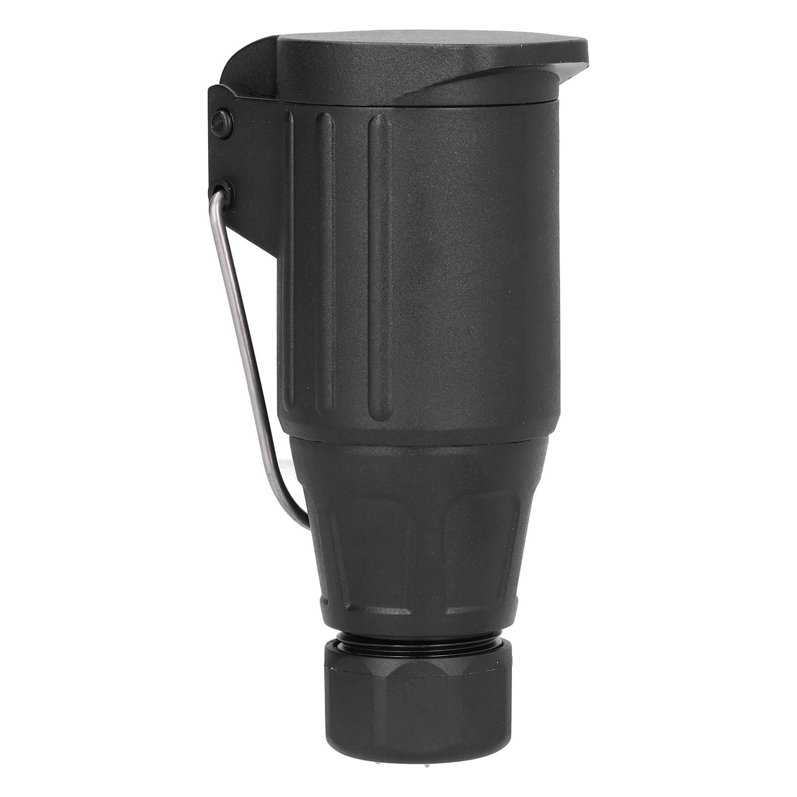 

12V 13Pin Trailer Plug Electric Outlet Converter ABS Brass for Commercial Vehicles RVs Cars Ships