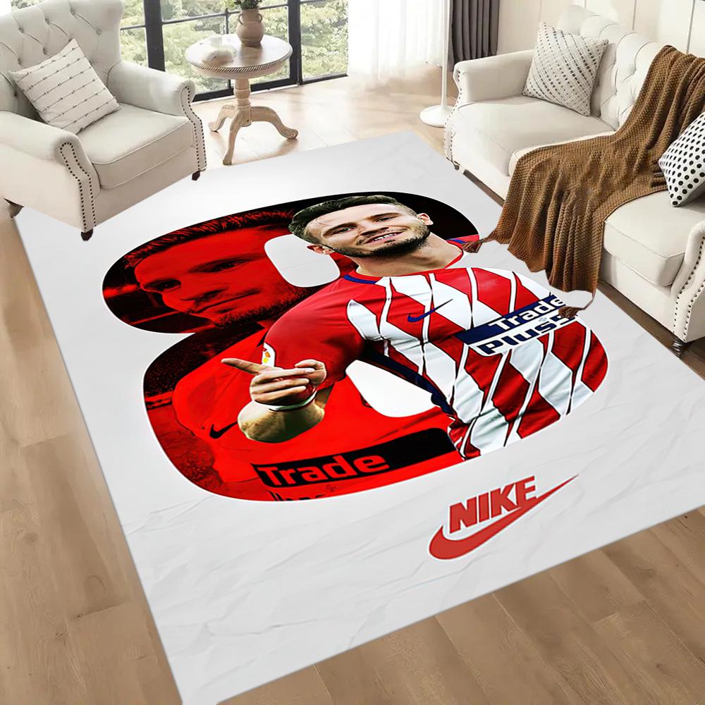 Atletico Madrid Area Rug Perfect For Hallway Balcony Study Room Living Rooms Antislip Rug Anime Office Decor Spiritual Gift