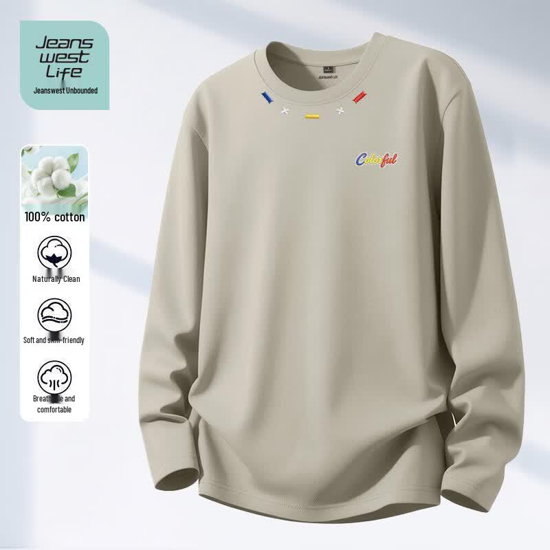 Jeanswest Life Youth Long Sleeve Cotton T-Shirt