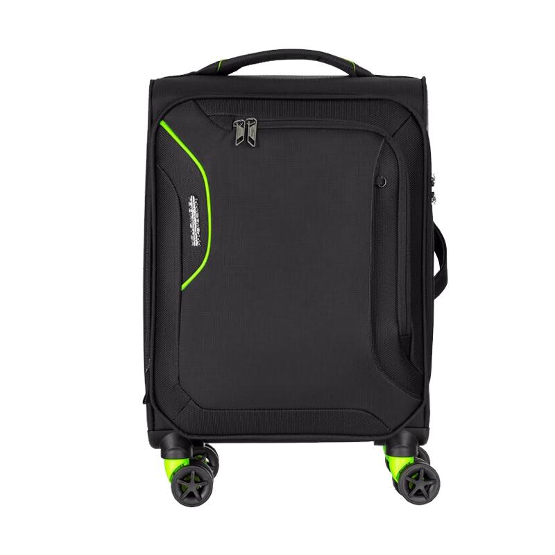 Расширяемый мягкий чемодан на 4 колесах American Tourister DB7 20 inch