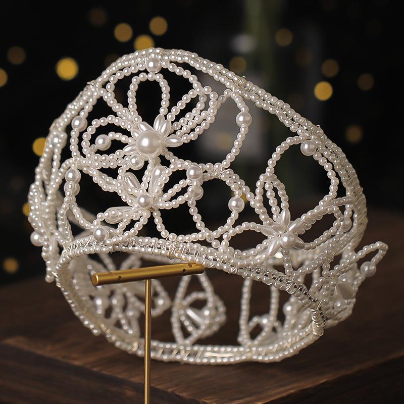 Halloween Party Fairytale Kingdom Happy Wedding Retro Color Crystal Rhinestone Tiaras Coronas Bride Wedding Crown for Bride