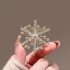 Versatile Snowflake Brooch: 2025 Vintage Lapel Pin for Suits & Coats