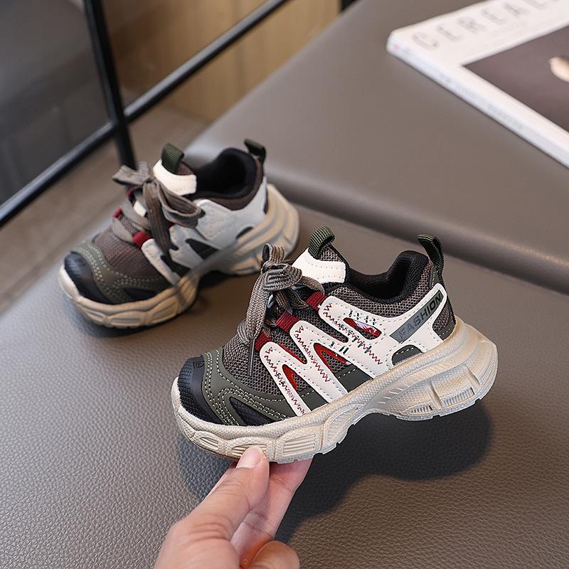 Kids' Breathable Mesh Sport Shoes, Spring & Autumn Collection - Soft Sole Running Sneakers for Boys & Girls