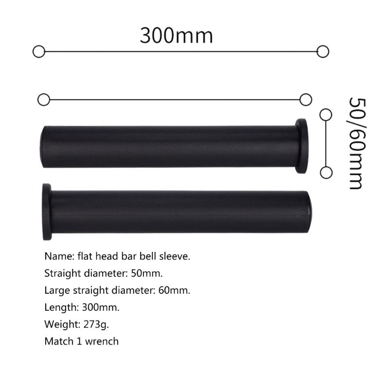1 Pair Workout Gym Strength Training Weight Plate Posts Convert with Wrench