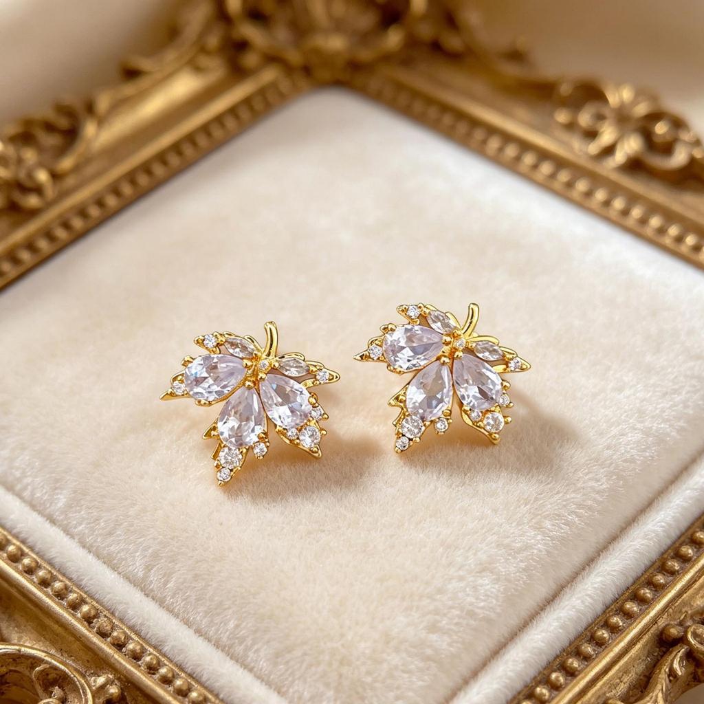 Elegantné magnetické diamantové spony do uší, ideálne pre neprepichnuté uši. Japonsko-kórejský módny doplnok pre špičkový vzhľad celebrít.