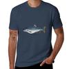 Siscowet Trout Painting Tshirt Regular Fit Plain Tee Shirt