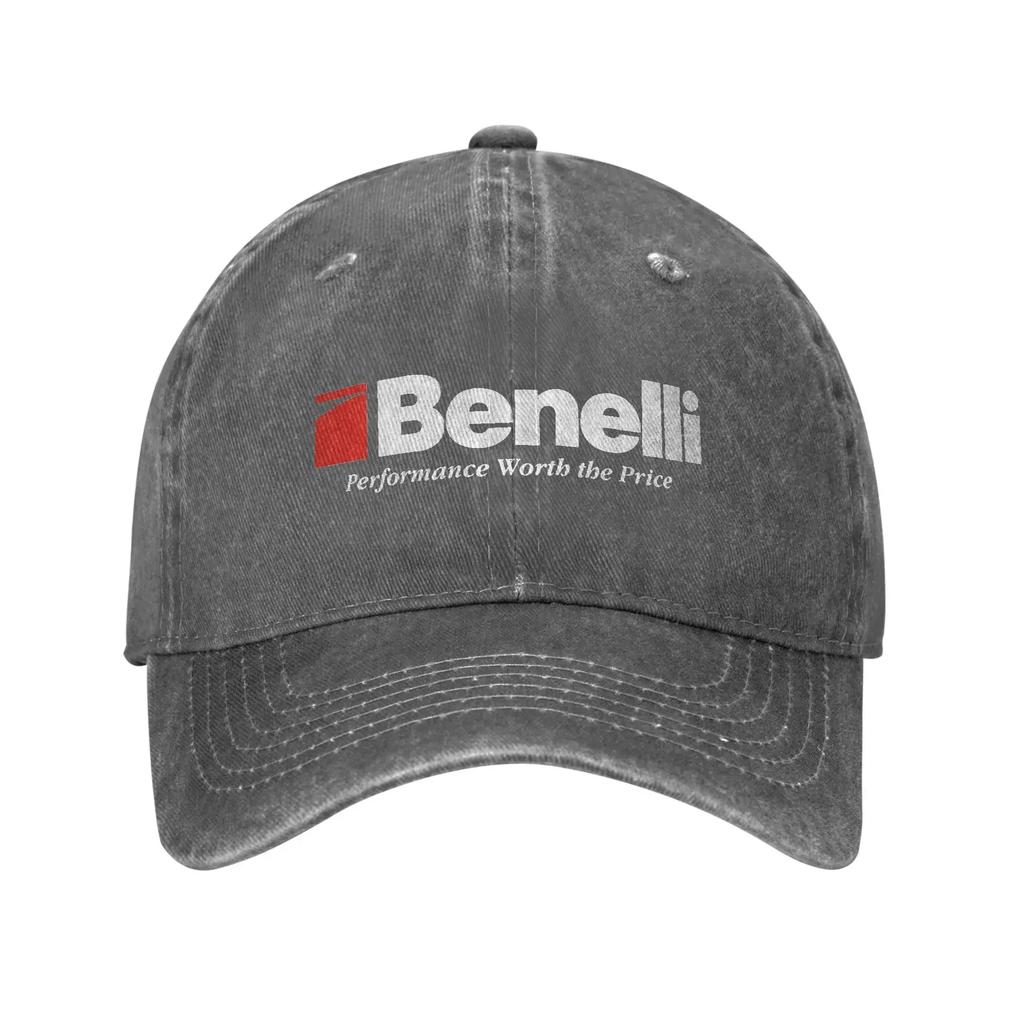 Benellis Baseball Cap Men Women Distressed Cotton Snapback Cap Outdoor Activities Adjustable Fit Hats Cap