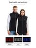 Heated Vest with Three-Control, 13-Zone Heating for Winter Comfort