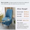 Jacquard Arc Chair Cover Elastic Chair Seat Cover New Dining Chair Cover  Dining Room