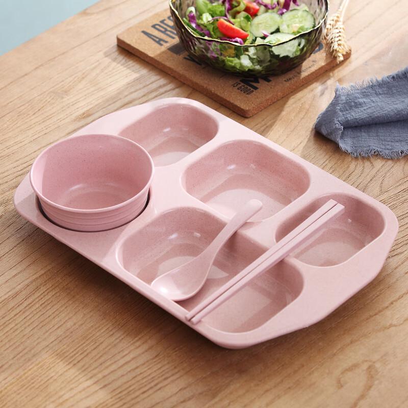 

Nordic Pink Partitioned Meal Plate Set