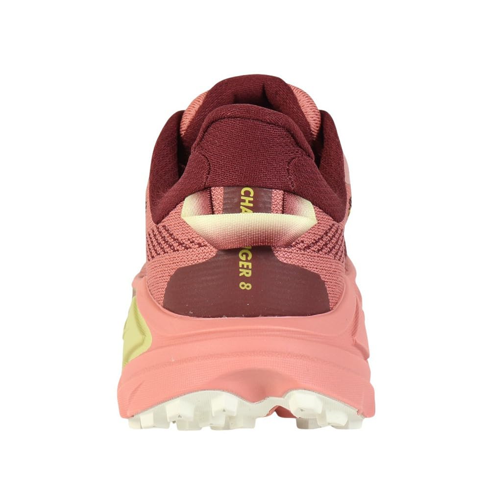 HOKA Challenger 8 Running Trail Running Salmon Sneakers Shoes, Shoes, Pink, 1168717-BSHD (Salmon Pink/23.5/Women's)