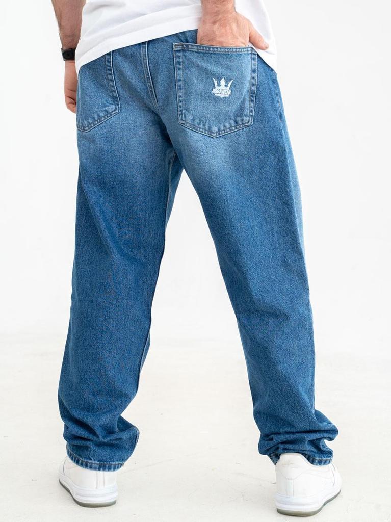 Herrbaggyjeans Blå Jigga Wear Crown M